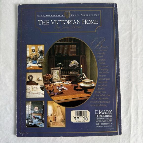 Vtg 1990 The Victorian Home Craft Projects Beginners Easy Inexpensive Craft Book - Picture 8 of 8